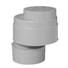 Клапан вентиляционный McAlpine для канализации со смещением и крышкой, 110 мм