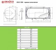 Комбинированный бойлер Drazice OKCV 200 правая версия
