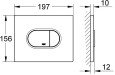 Кнопка смыва Grohe Arena Cosmopolitan 38858P00 хром матовый