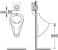 Кнопка смыва Grohe Nova cosmopolitan 38804000 для писсуара