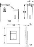 Кнопка смыва Grohe Skate Cosmopolitan Set Fresh 38805000