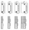 Стальной панельный радиатор отопления с боковым подключением Stelrad Compact 22 06 28