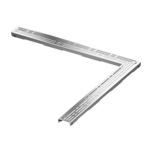 Декоративная решетка TECE TECEdrainline basic угловая, 1200х1200 мм, глянцевая