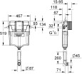 Смывной бачок скрытого монтажа Grohe GD2 38661000