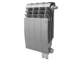 Биметаллический секционный радиатор отопления Royal Thermo Biliner 350 / V Silver Satin / 4 секции