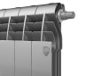 Биметаллический секционный радиатор отопления Royal Thermo Biliner 350 / V Silver Satin / 4 секции