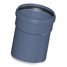 Труба канализационная POLOPLAST POLO-KAL NG с раструбом PKEM DN160 L=150