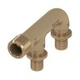Двойное соединение TECE TECEflex 16 х 1 2, бронза, наружная резьба
