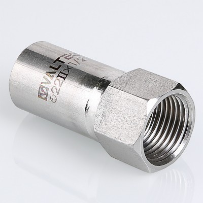 Вставка VALTEC резьбовая нерж. сталь с вн.р. 18х3/4