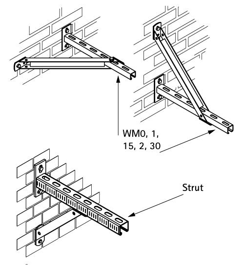Подпорка для консоли Walraven BIS WM0, 1, 15, 2, 30 - 350 мм