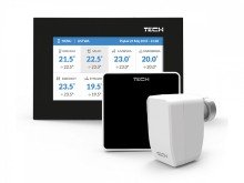Терморегулятор TECH ST-16S WiFi беспроводной контроллер для радиаторного отопления