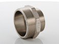 Ниппель VALTEC переходной 3/8 х 1/4 наружная резьба, никелированная латунь