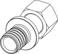 Соединение прямое с накидной гайкой TECE 25 х 3/4 , латунь