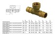 Тройник с внутренней резьбой Uponor Q E ТРОЙНИК С ВНУТРЕННЕЙ РЕЗЬБОЙ 25-RP3/4 ВР-25