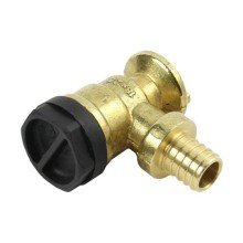 Отвод KAN-therm Push латунный длинный, фиксируемый 18х2,5 G1/2 ВР