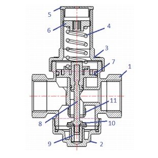 Редуктор давления поршневой VALTEC 2 дюйма