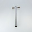 Тройник радиаторный пресс VALTEC с латунной хром. трубкой 15 мм, 20х15х20 (700 мм. длинный)