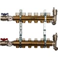 Коллектор Stout распределительный из латуни без расходомеров 1/3/4x6, SMB 0468 000006