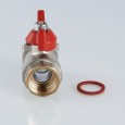 Кран шаровой VALTEC с накидной гайкой 3/4x1 ВВ
