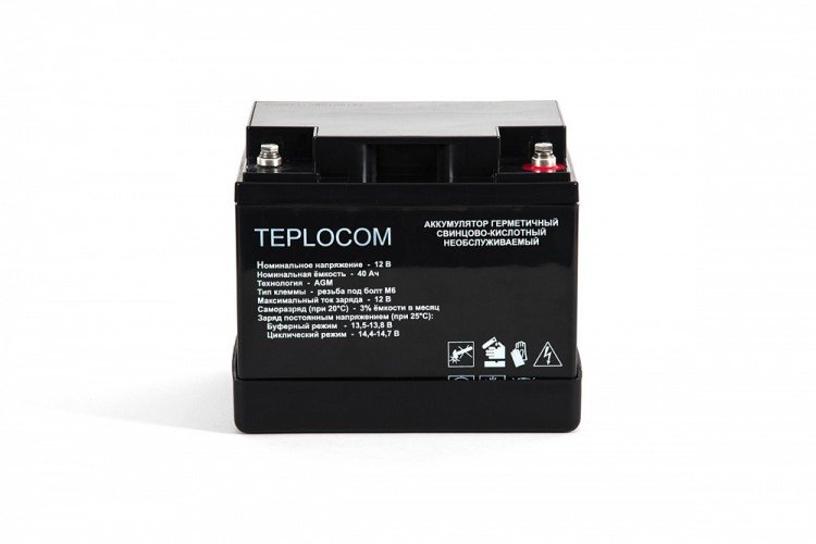 Аккумуляторная батарея Бастион TEPLOCOM 40Ач
