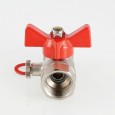 Кран шаровой VALTEC для подключения манометра, 1/2 - 3/8 ВВ