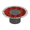 Удлинитель TECE TECEdrainpoint S, с универсальным фланцем Seal System