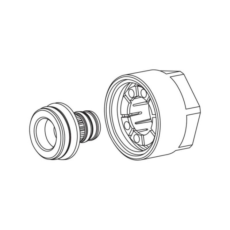 Резьбозажимное соединение Rehau flex/pink 20х2,8xG3/4