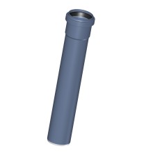 Труба канализационная POLOPLAST POLO-KAL NG с раструбом PKEM DN50 L=250