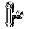 Тройник медный Viega Profipress с SC-Contur d=22 (арт. 322 687)
