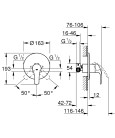 Встраиваемый смеситель Grohe Eurosmart New 33556002