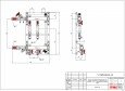 Этажный узел учета VALTEC с перепускным клапаном, ввод слева, 1 , 4 выхода