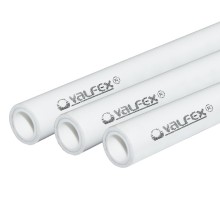 Труба полипропиленовая Valfex PP-R белая армированная ALUMINIUM SDR 6 PN25, 25х4,2