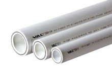 Полипропиленовая труба VALTEC армированная стекловолокном PP-FIBER PN 25, VTp.700.FB25.40, 40 x 6,7 мм