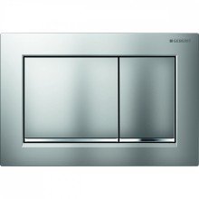 Кнопка смыва Geberit Omega 30 двойной смыв, хром мат./хром глянц. 115.080.KN.1