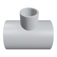 Тройник Thermaflex редукционный для раструбной сварки PB-T32/16/32