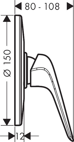 Встраиваемый смеситель Hansgrohe Novus 71068000