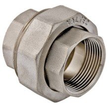 Муфта разъемная VALTEC 1 1/4 внутренняя, никелированная латунь