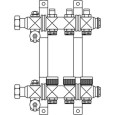 Коллектор Oventrop Multidis SF 12, нержавеющая сталь, 1 x 3/4 дюйма, с регулирующими вставками на подаче