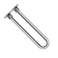 Отвод KAN-therm Push спаренный с трубками 15 мм (L=300 мм) с кронштейном, 18x2