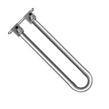 Отвод KAN-therm Push спаренный с трубками 15 мм (L=300 мм) с кронштейном, 18x2