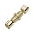 Соединитель KAN-therm Push латунный двухсторонний - сервисный элемент для труб PE-RT и PE-Xc, 18x2/18x2,5