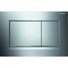Кнопка смыва Geberit Sigma 30 двойной смыв, хром глянц./хром мат. 115.883.KH.1