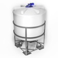 Емкость ЭкоПром ФМ 5000 литров в обрешетке с лопастной мешалкой