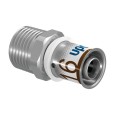 Штуцер Uponor S-Press PLUS 20 x 1/2 НР, 10 бар, латунь