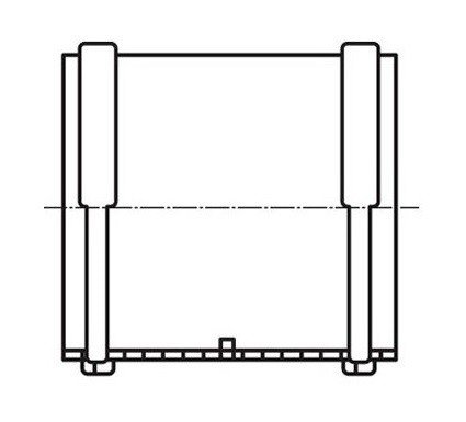 Муфта надвижная Rehau 110 (арт. 11215141001)