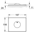 Кнопка смыва Grohe Skate 38573000 хром
