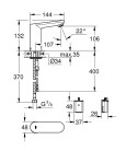 Смеситель сенсорный Grohe Eurosmart Cosmopolitan E 36330001