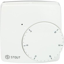 Комнатный термостат Stout WFHT-BASIC для нормально-закрытых сервоприводов