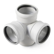 Крестовина PRO AQUA Stilte Plus двухплоскостная 87,5 градусов 110x110x110 внут.канализация