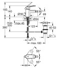 Смеситель для биде Grohe Europlus II 33241002
